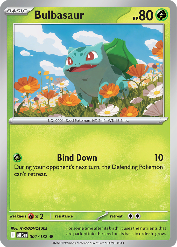 Mega Evolution 001/132 Bulbasaur