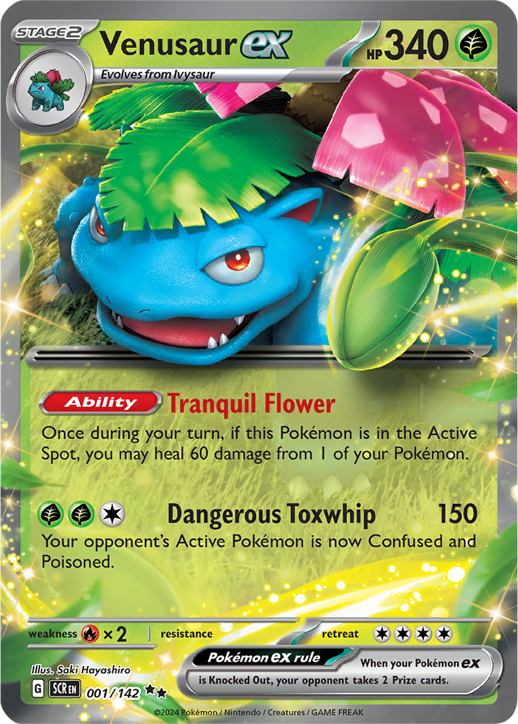 Stellar Crown 001/142 Venusaur ex