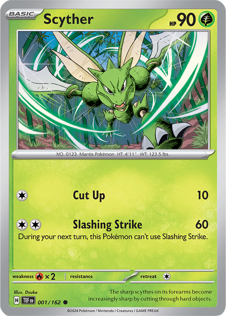Temporal Forces 001/162 Scyther
