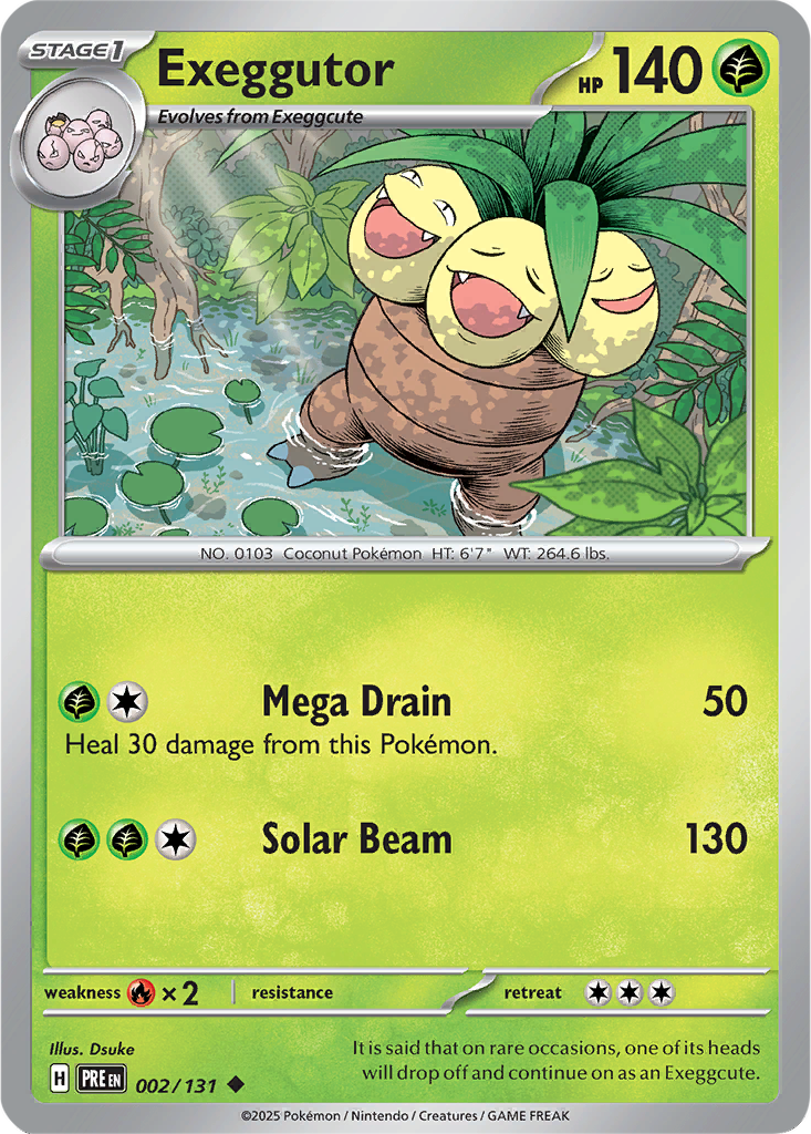 Prismatic Evolutions 002/131 Exeggutor