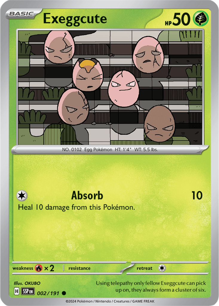 Surging Sparks 002/191 Exeggcute