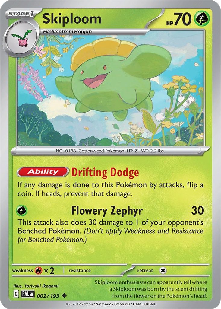 Paldea Evolved 002/193 Skiploom