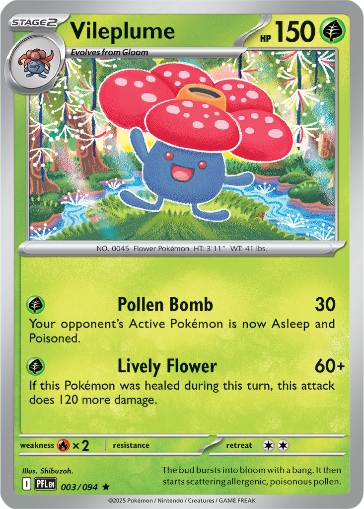 Phantasmal Flames 003/094 Vileplume