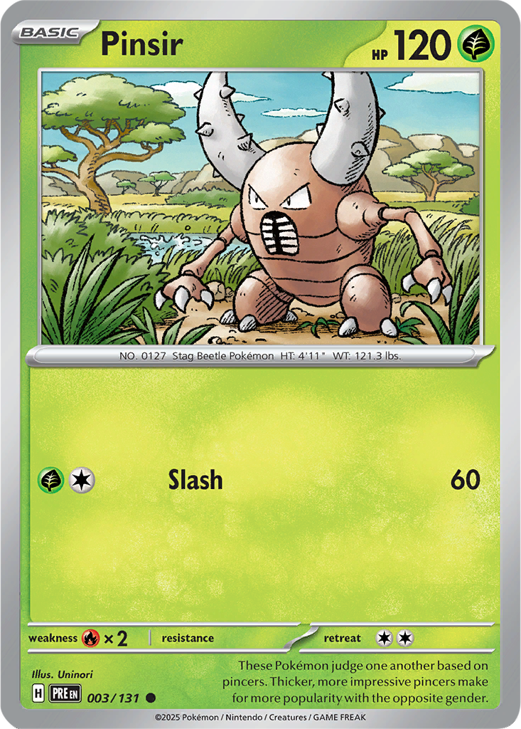Prismatic Evolutions 003/131 Pinsir