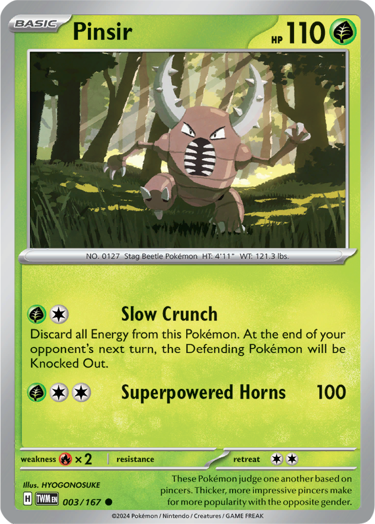 Twilight Masquerade 003/167 Pinsir