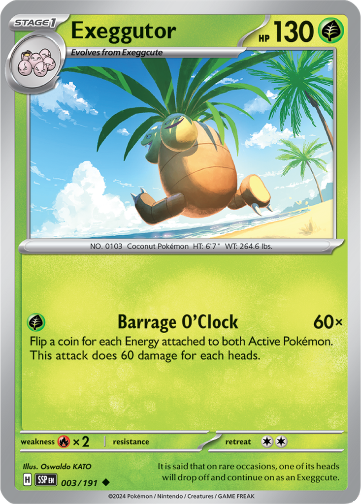 Surging Sparks 003/191 Exeggutor