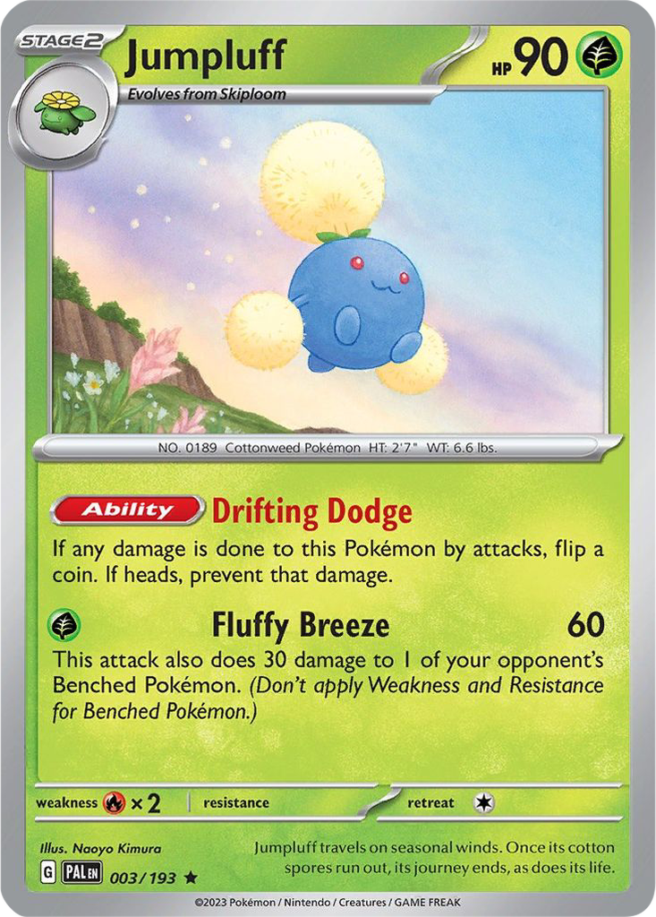 Paldea Evolved 003/193 Jumpluff