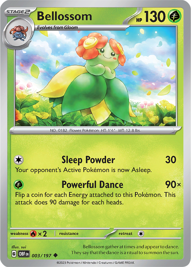 Obsidian Flames 003/197 Bellossom