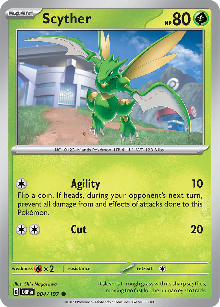 Obsidian Flames 004/197 Scyther