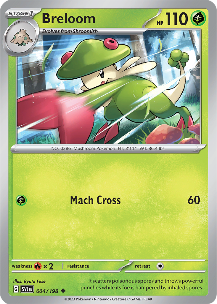 Scarlet & Violet 004/198 Breloom