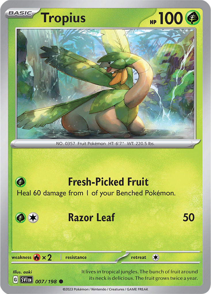 Scarlet & Violet 007/198 Tropius