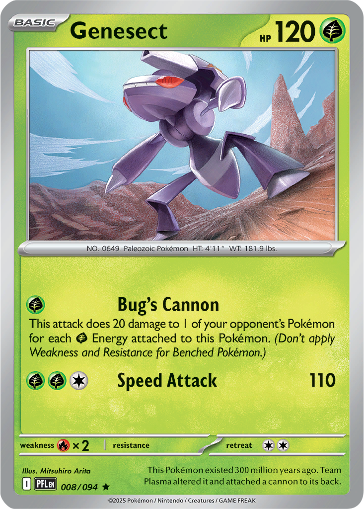 Phantasmal Flames 008/094 Genesect