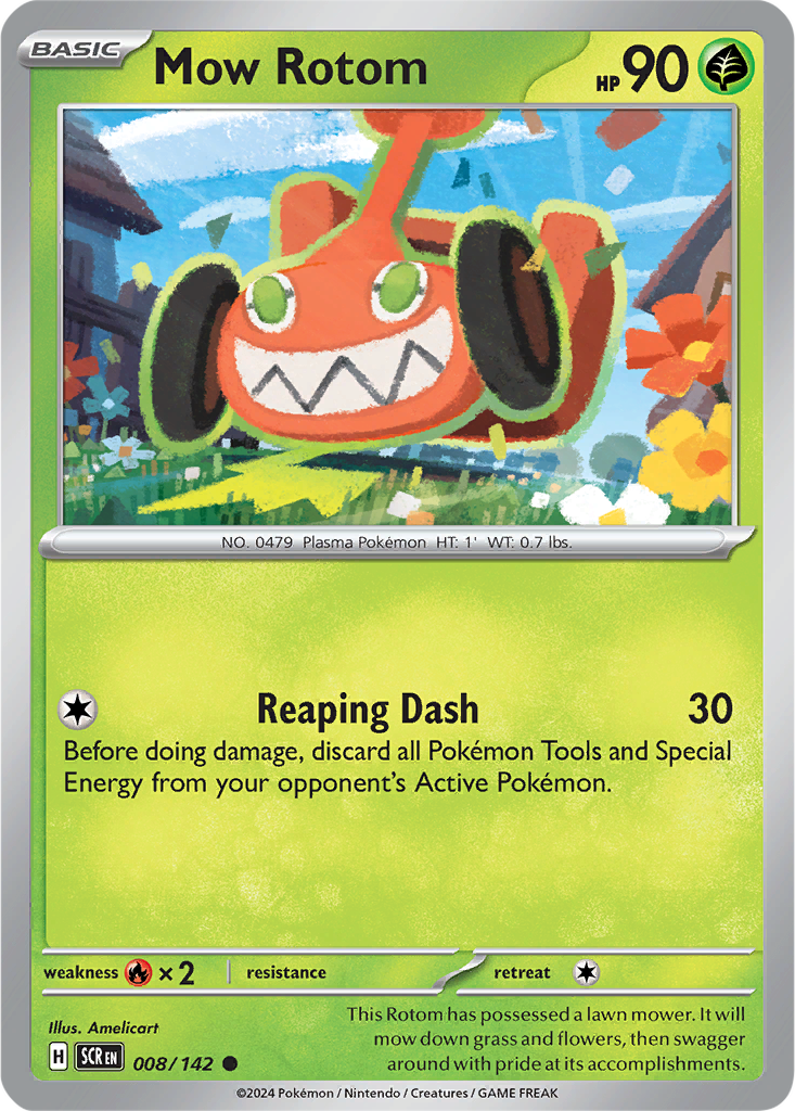 Stellar Crown 008/142 Mow Rotom