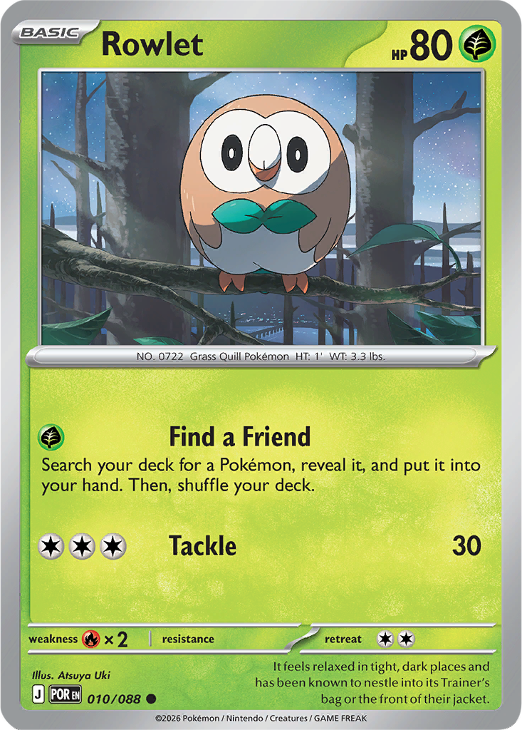 Perfect Order 010/088 Rowlet
