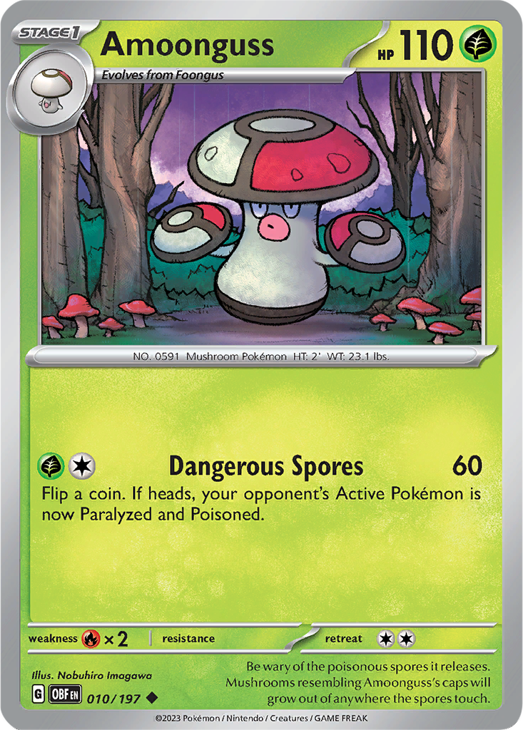 Obsidian Flames 010/197 Amoonguss