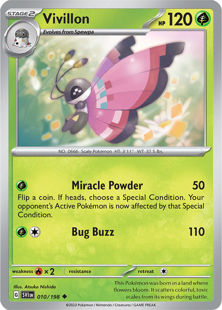 Scarlet & Violet 010/198 Vivillon