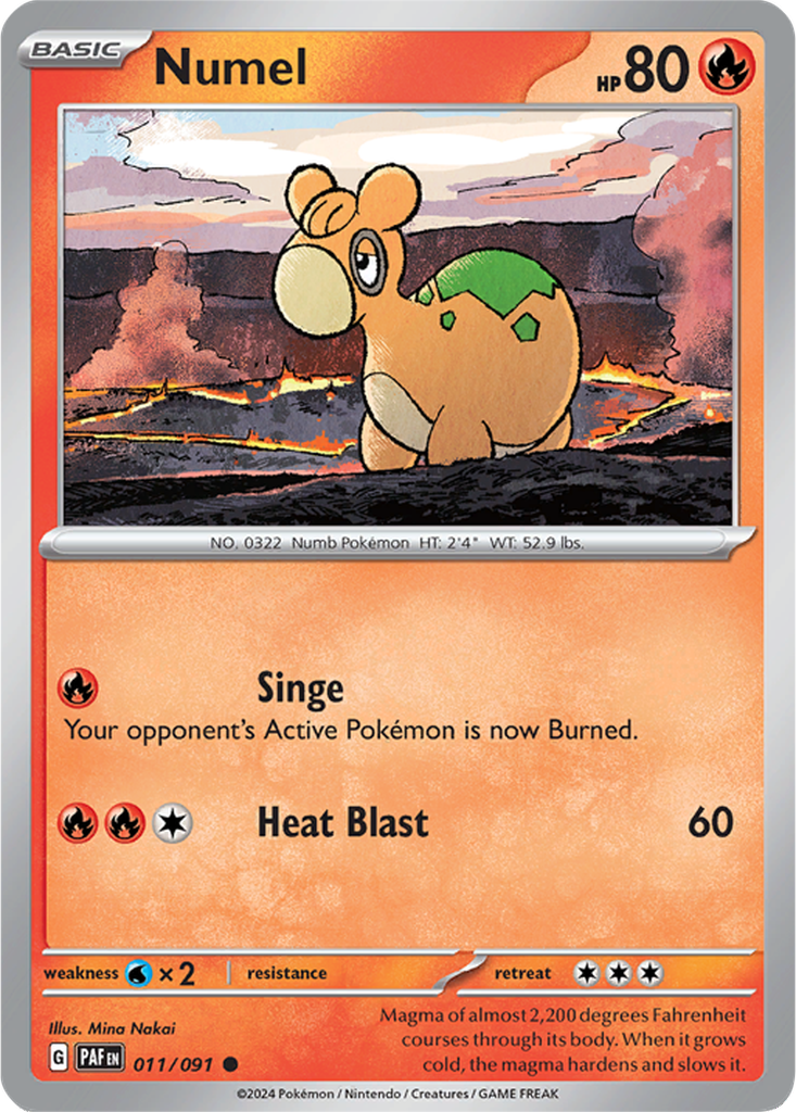 Paldean Fates 011/091 Numel