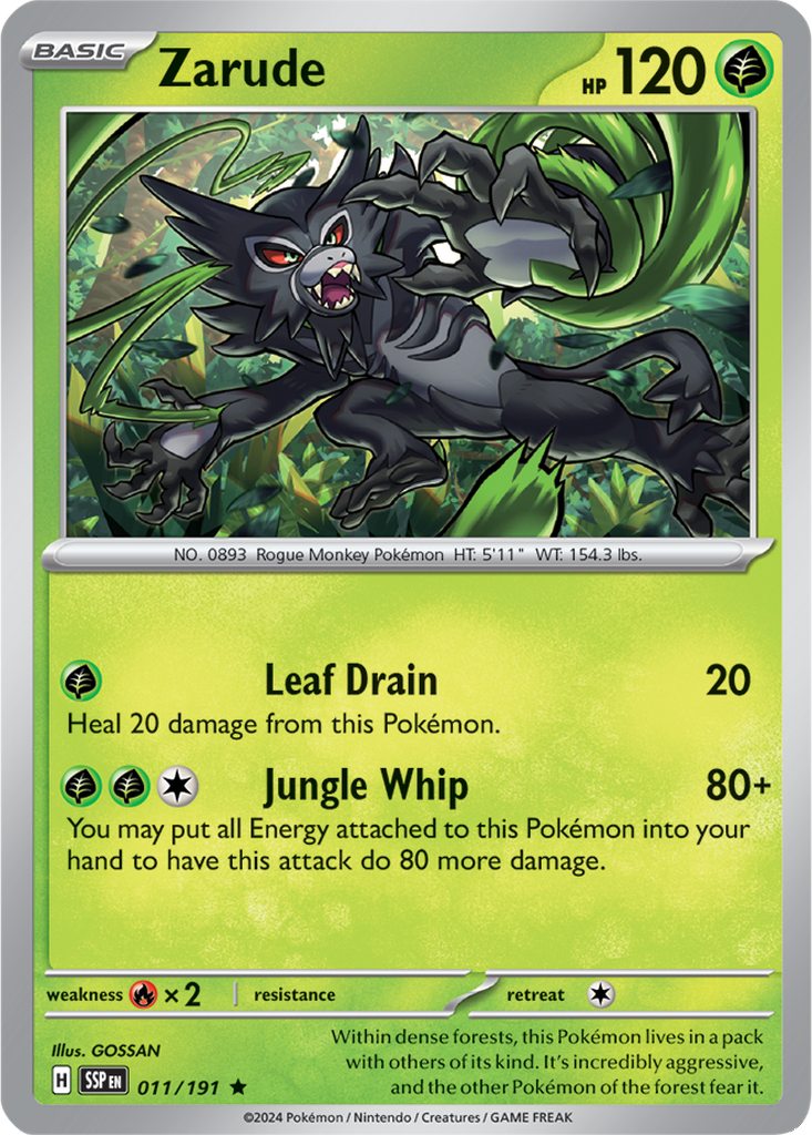 Surging Sparks 011/191 Zarude
