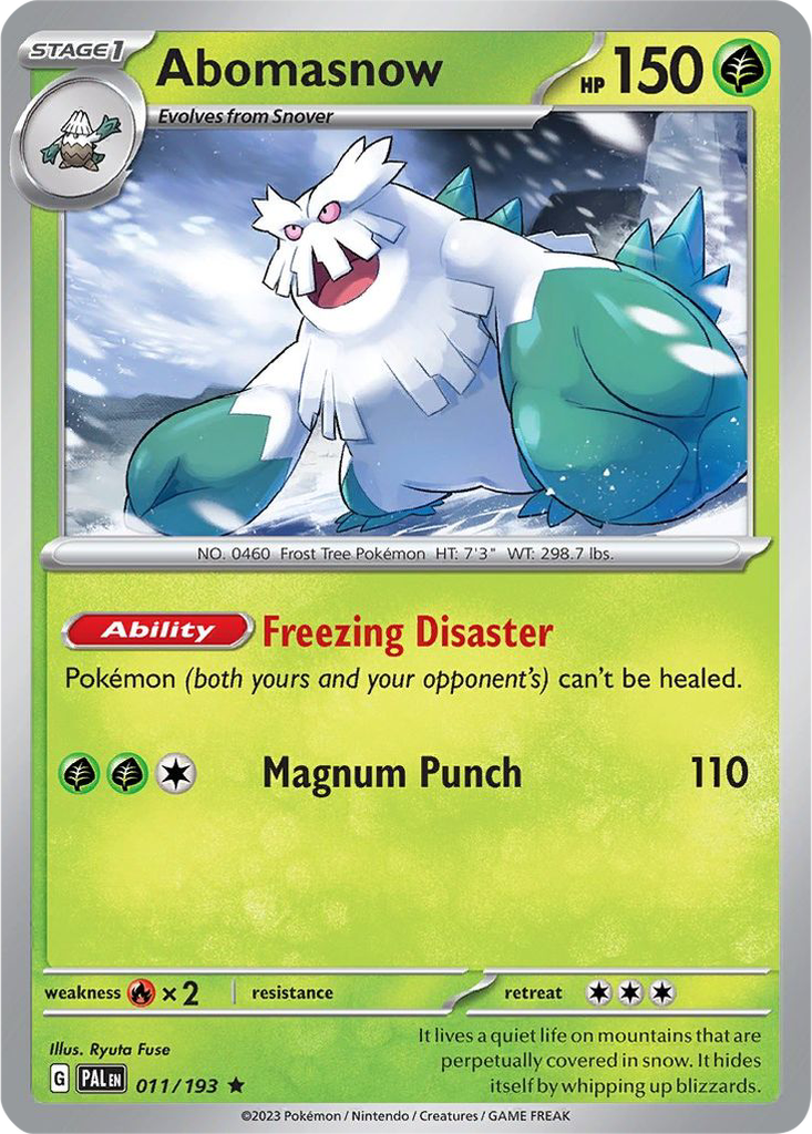 Paldea Evolved 011/193 Abomasnow