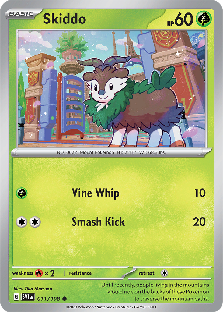 Scarlet & Violet 011/198 Skiddo