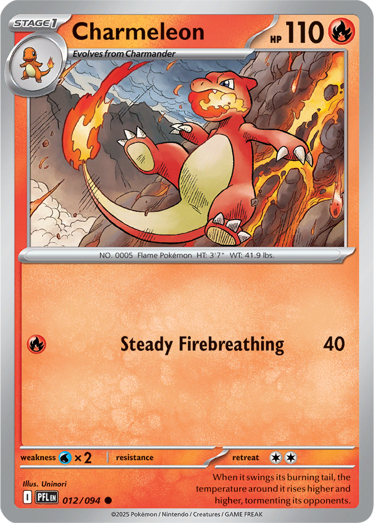 Phantasmal Flames 012/094 Charmeleon