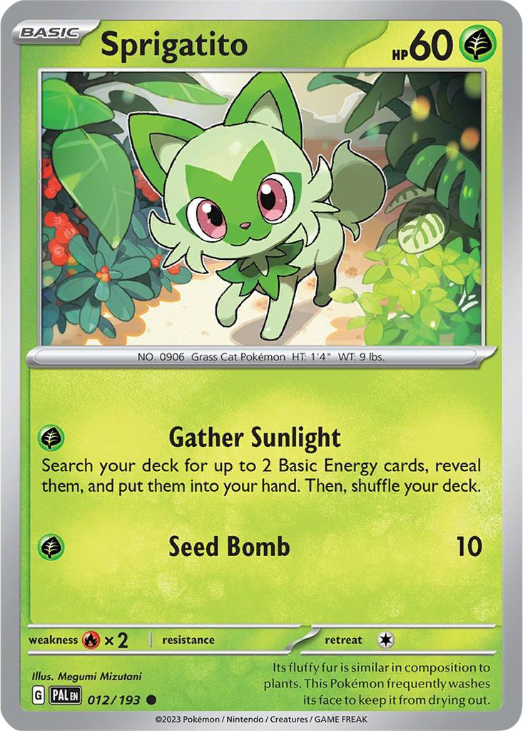 Paldea Evolved 012/193 Sprigatito