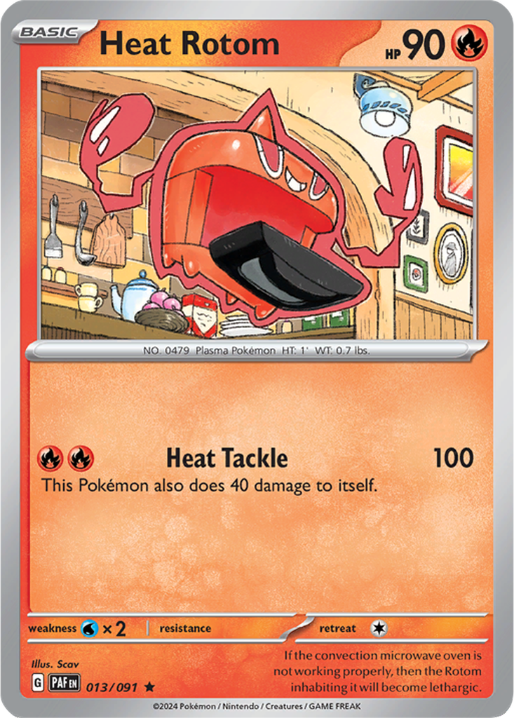 Paldean Fates 013/091 Heat Rotom