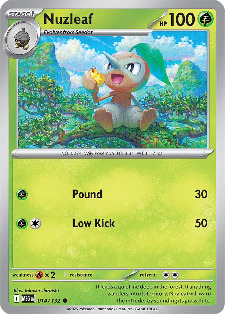 Mega Evolution 014/132 Nuzleaf