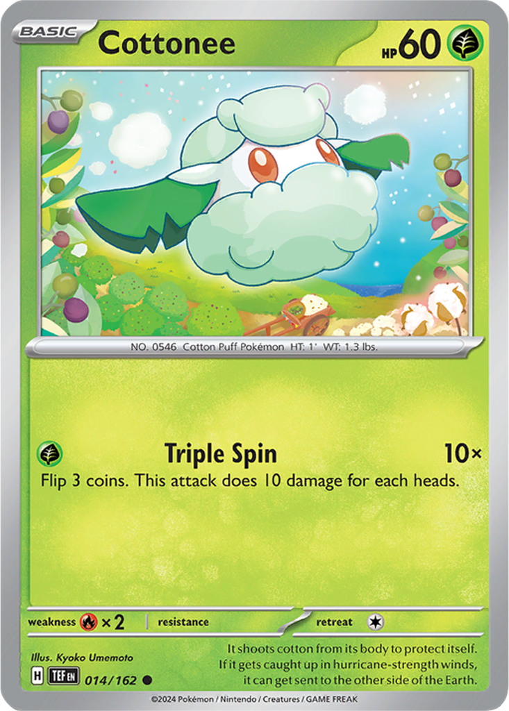Temporal Forces 014/162 Cottonee