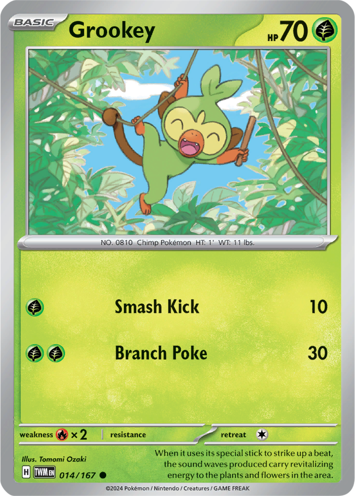 Twilight Masquerade 014/167 Grookey