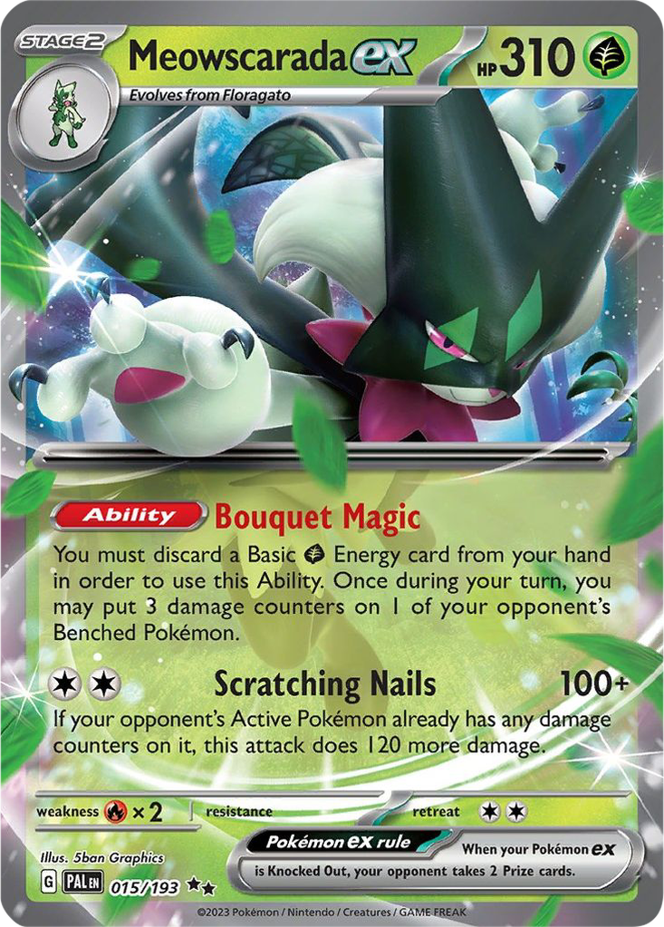 Paldea Evolved 015/193 Meowscarada ex