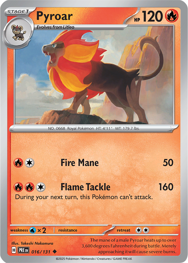 Prismatic Evolutions 016/131 Pyroar