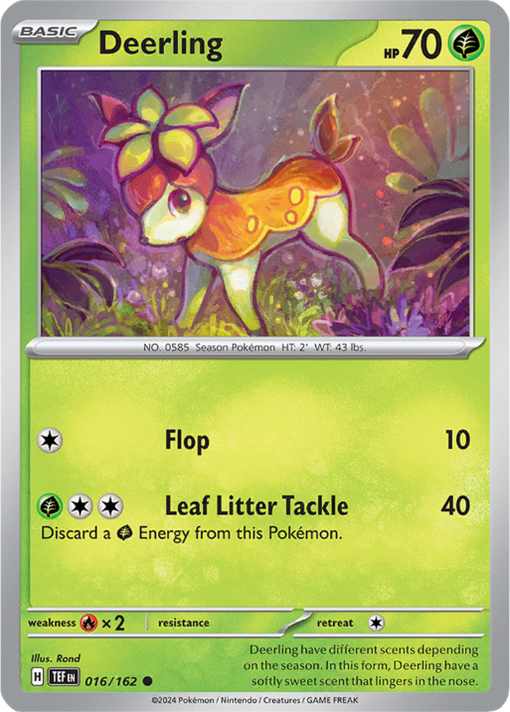 Temporal Forces 016/162 Deerling