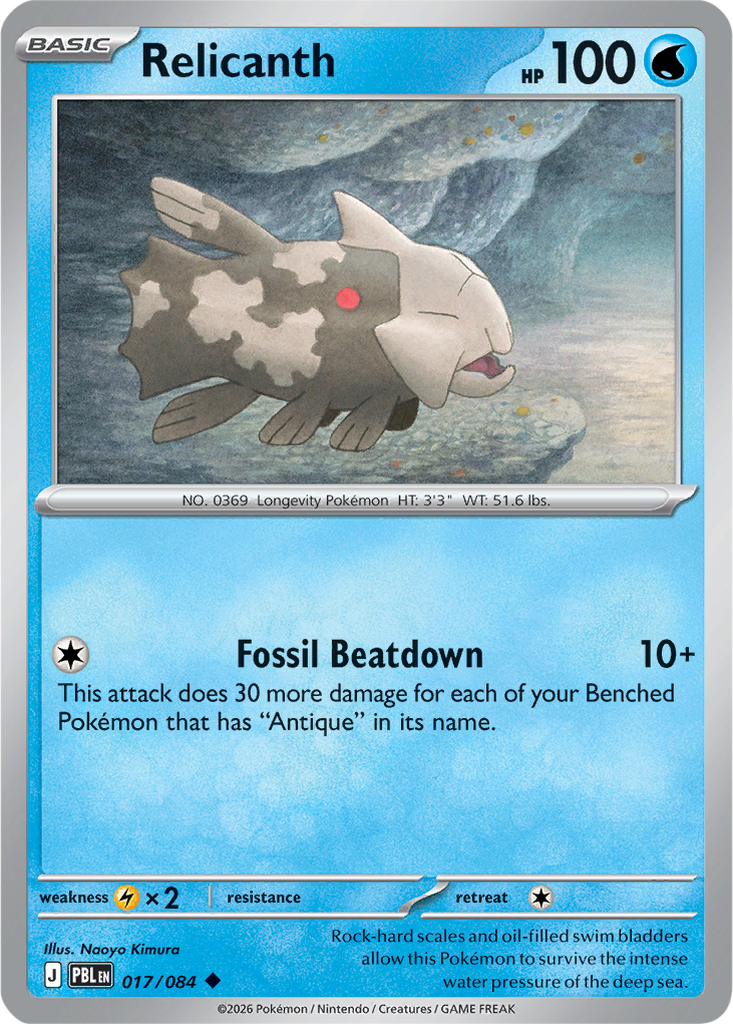 Pitch Black 017/084 Relicanth