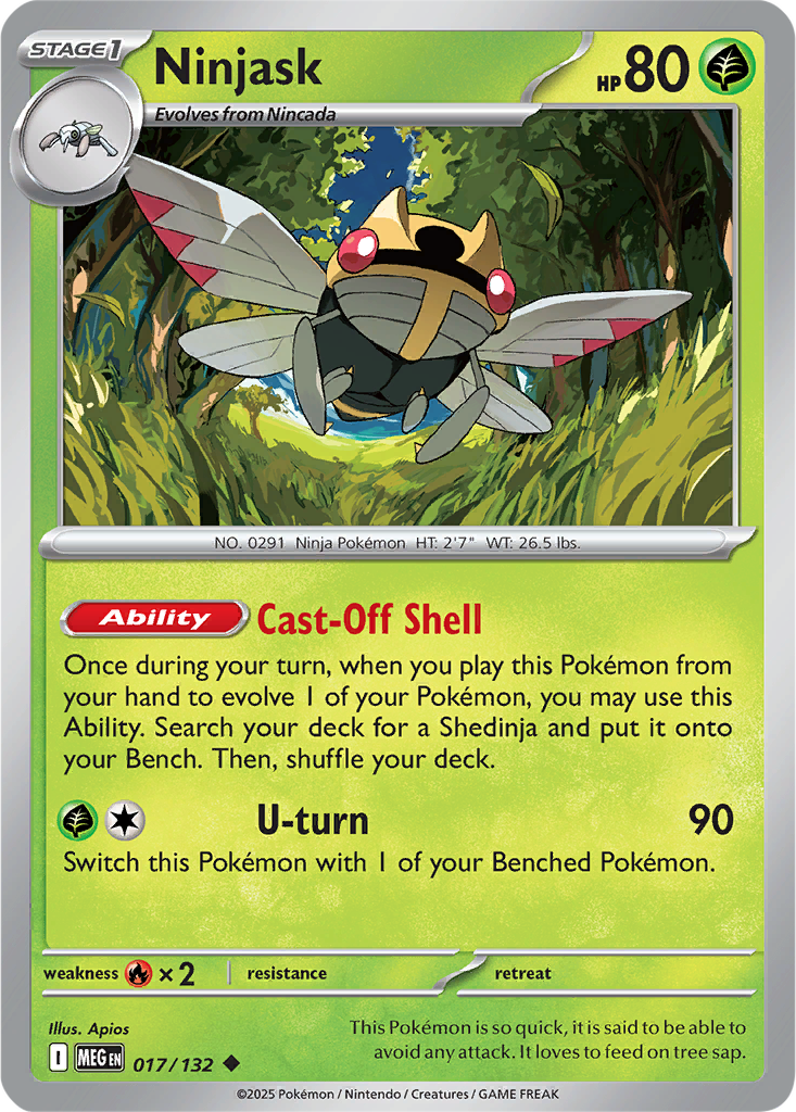 Mega Evolution 017/132 Ninjask
