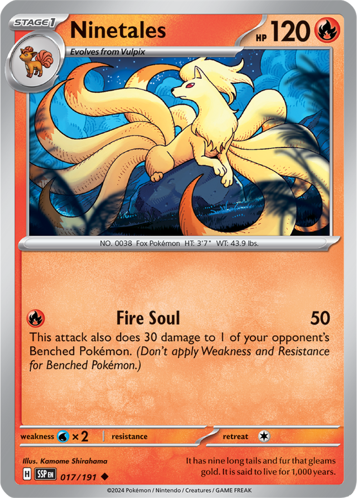 Surging Sparks 017/191 Ninetales