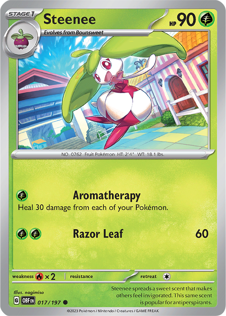 Obsidian Flames 017/197 Steenee