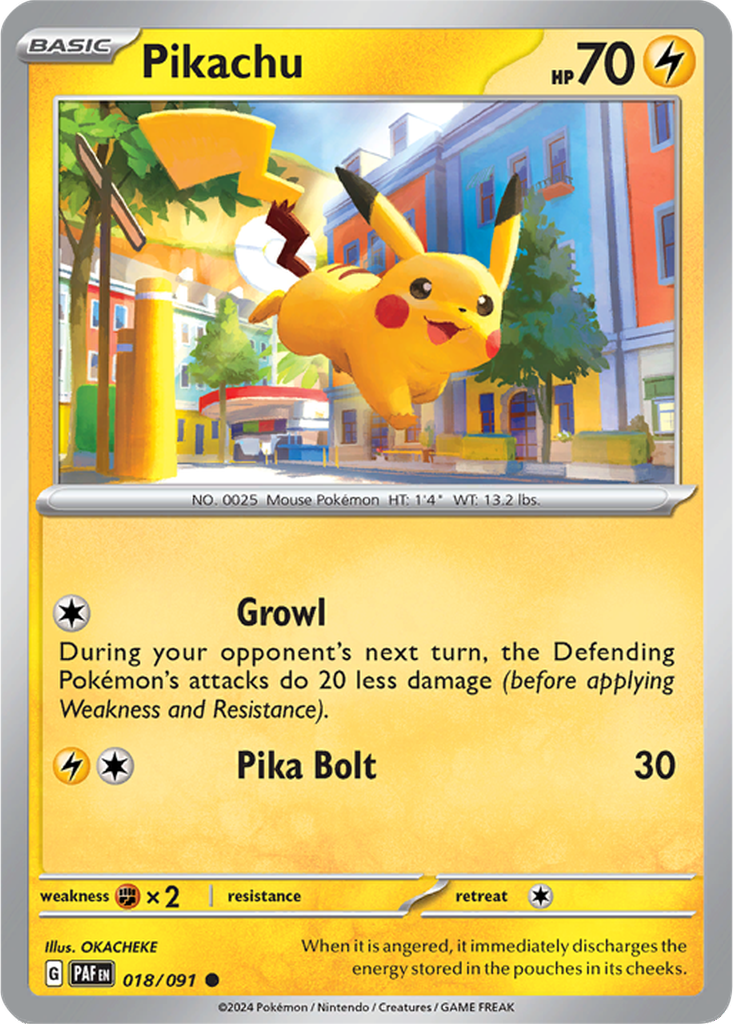Paldean Fates 018/091 Pikachu