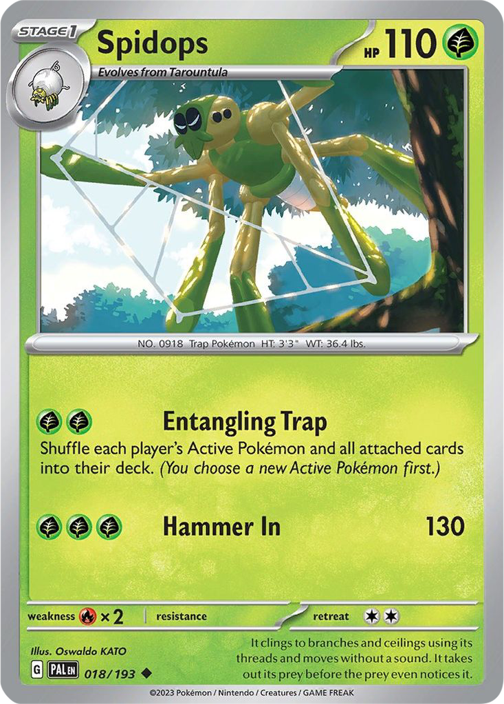 Paldea Evolved 018/193 Spidops