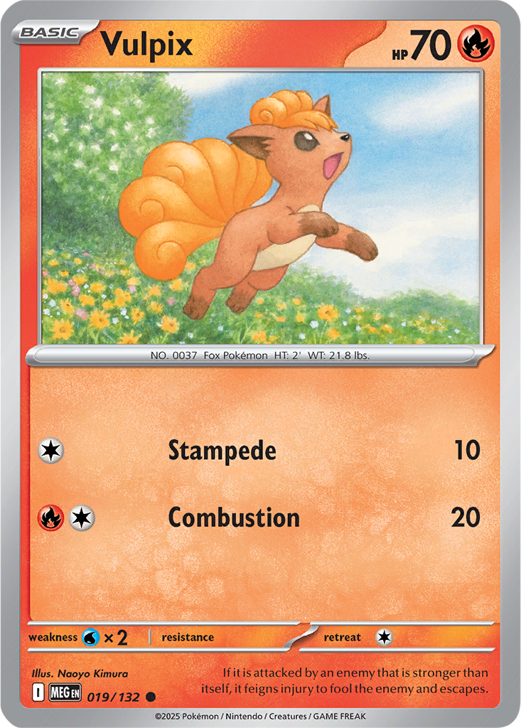 Mega Evolution 019/132 Vulpix