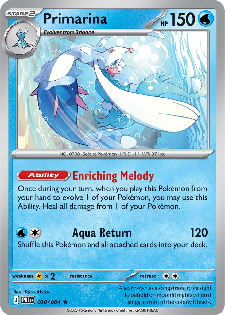 Pitch Black 020/084 Primarina