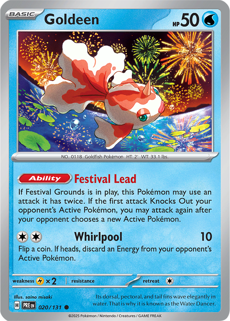 Prismatic Evolutions 020/131 Goldeen