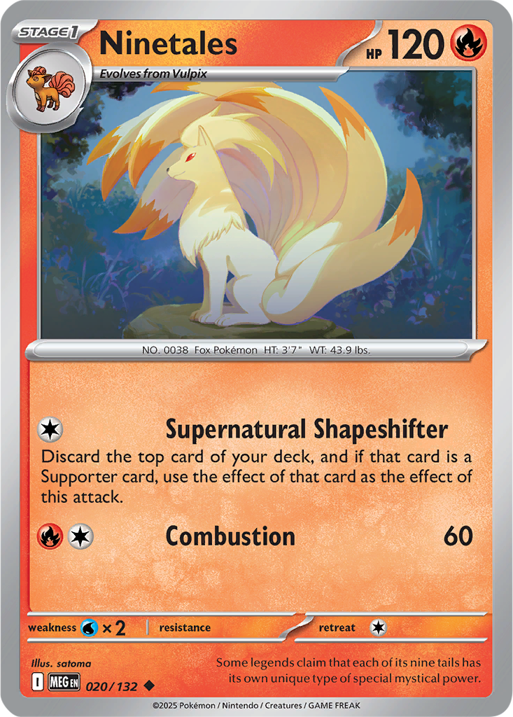Mega Evolution 020/132 Ninetales