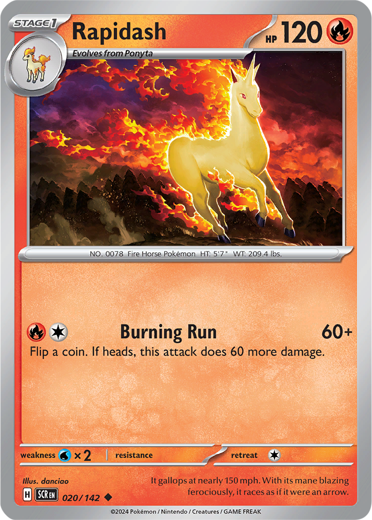 Stellar Crown 020/142 Rapidash