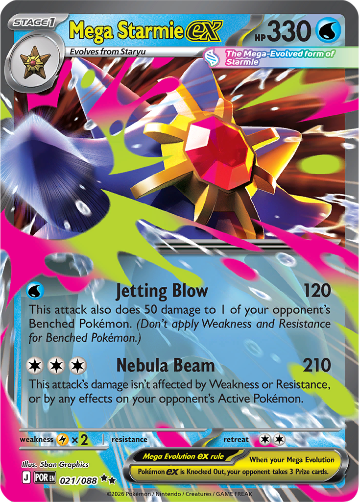 Perfect Order 021/088 Mega Starmie ex
