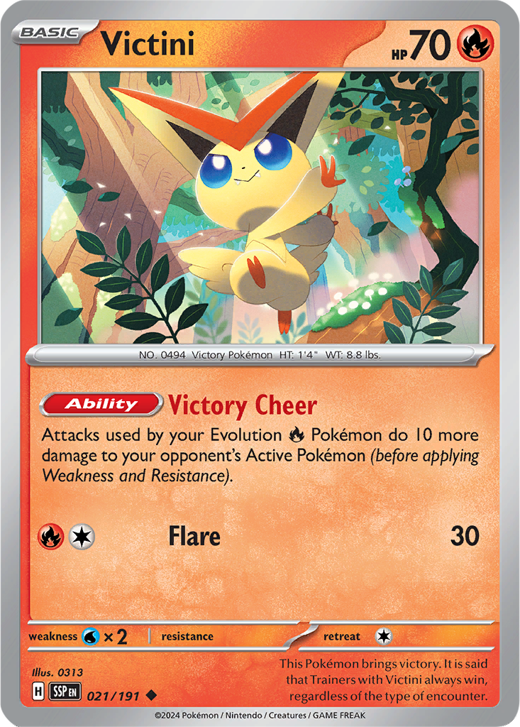 Surging Sparks 021/191 Victini