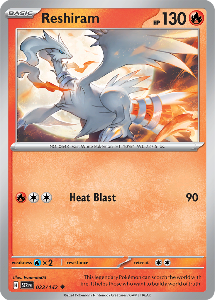 Stellar Crown 022/142 Reshiram
