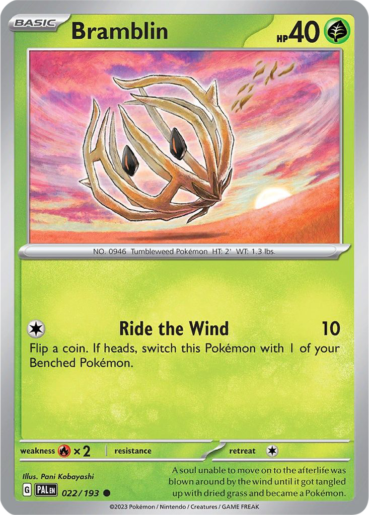 Paldea Evolved 022/193 Bramblin
