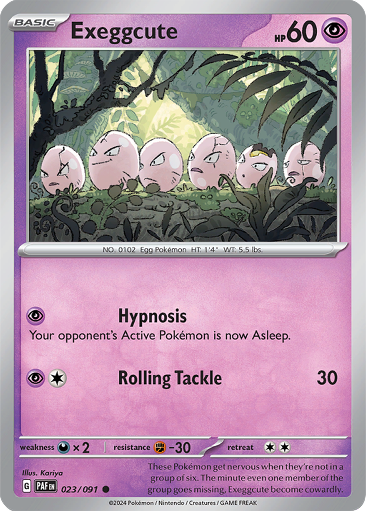 Paldean Fates 023/091 Exeggcute