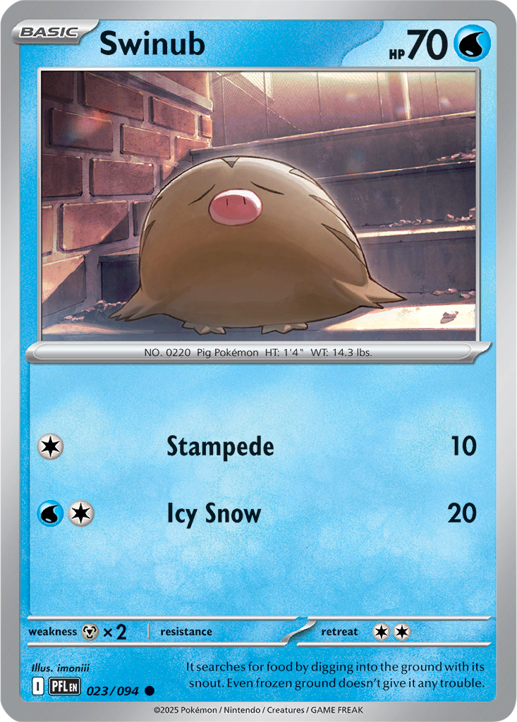 Phantasmal Flames 023/094 Swinub